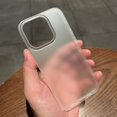 thumbnail image 1 of Luxury Transparent Matte Phone Case For iPhone 15 14 13 12 11 Pro Max Plus Ultrathin Clear Shockproof Bumper Cover, 1 of 6