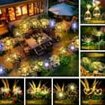 thumbnail image 2 of Garden Decor Solar Lights Outdoor,2Pack 120LED Waterproof Colorful Solar Garden Lights Outdoor Decoration,Yard, Patio, Porch,Flower Pot,Pathway,Christmas, 2 of 9
