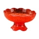 thumbnail image 3 of Frutero con pedestal y diseño escurridor, decoración de mesa, moderno, decoración del hogar, soporte para aperitivos, bandeja de frutas para encimera Rojo, 3 of 8
