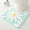 Cyan, variant on Sortora Blue Bathroom Rugs Cute Daisy Bath Mat White and Yellow Flower Decor Rug Non Slip Floor Carpet Microfiber Bathmat Super Absorbent Machine Washable Bathtub Mats for Shower (16x24 inch)