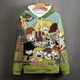 thumbnail image 4 of The Loud House Casual Pullover Hoodie Unisex Hooded Sweatshirt Novelty 3D Graphic Long Sleeve Sweater with Pocket S, 4 of 8