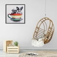 thumbnail image 4 of Cuadros Decorativos Kit de pintura de diamantes 5D Perros en taza Taladro redondo completo Arte de pared DIY (L3118) Likrtyny embutido en tela, 4 of 9