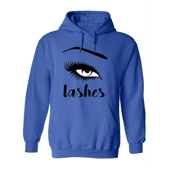 Lashes Hoodie Women -SPIdeals Designs, Female x-Large