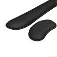 thumbnail image 3 of Keyboard Mouse Wrist Support Non Slip Memory Foam Waterproof Ergonomic Keyboard Mouse Rests for Computer Black, 3 of 5