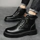 thumbnail image 1 of Zapatos de hombre Retro Zapatos de cuero con cabeza grande Zapatos de hombre con altura elevada Zapatos de cuero con cabeza grande Retro, 1 of 6