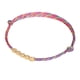thumbnail image 1 of Pulsera tejida colorida hecha a mano con cuentas de cobre, pulsera ajustable para mujer (colorida), 1 of 8