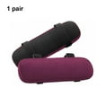 thumbnail image 4 of 1 Pair Home Chair Armrest Portable Adjustable Replacement Soft Computer Stool Arm Elbow Support Cushion Arms Rest Pad Pillow Cover Purple, 4 of 7