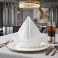 thumbnail image 2 of Unique Bargains 12Pcs Cotton Washable Elegant Cloth Napkins Light Gray 16x16inch, 2 of 6
