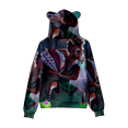 thumbnail image 4 of Boys Goat Movie 3D Figure Printed Hoodie Kids Goat Will Harris Cat's Ear Shaped Sweatshirt, 4 of 4