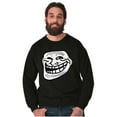thumbnail image 5 of Troll Face Original Meme Smile Mad Sweatshirt for Men or Women Brisco Brands X, 5 of 6