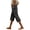 Dark Gray, variant on Karymi Women Pants Fashion Straight-Leg Solid Short Loose Breathable Palazzo Trousers Lightweight Cotton Linen Fabric Skin-Friendly Pants String Trousers with Pockets