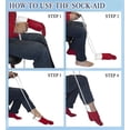 thumbnail image 2 of Terry Tights Socks And Stockings Dressing Assistance Disability Assistance For Arthritis, 2 of 4