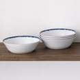 thumbnail image 2 of Noritake Blue Rill Set of 4 Soup Bowls, 2 of 7