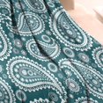thumbnail image 3 of Teal Paisley Pattern Blanket,Comfortable Soft Flannel Throw Blanket,All Season,Warm Lightweight Blankets for Sofa Bed Couch Living Room Chair,30"x40", 3 of 4