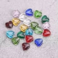 thumbnail image 5 of U8MO 20pcs 10mm Heart Shape Crystal Glass Loose Beads For Jewelry Making DIY Findings-Light Green AB, 5 of 5