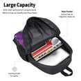 thumbnail image 3 of Fotbe Purple Snowflakes Mochila para Hombre y Mujer - Tela Oxford 600D Resistente - Mochila Impermeable de Gran Capacidad para Escuela, Viajes y Senderismo, 3 of 6