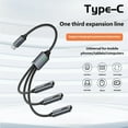 thumbnail image 4 of Nylon Braided USB C Splitter for 100W Charging & 480Mbps Data Transfer, 4 of 8