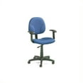 thumbnail image 1 of Boss Office Products Mid-Back Ergonomic Plastic Task Office Chair with Arms-Blue, 1 of 5