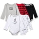 thumbnail image 1 of Hudson Baby Body unisex de algodón de manga larga para bebé Penguin 18-24 meses EE. UU., 1 of 1