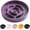 Purple Slow Feeder, variant on 8.66 in Purple Ceramic Slow Feeder Dog Bowl for Medium and Large Breed,Fast Eater Dog Food Water Dish Heavy Wighted,Puppy Bowl for Fast Eaters,Puzzle Slow Eating Dish Modern Cute