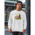 thumbnail image 2 of Gnome Neighbors Iii Sweatshirt Men -Grace Popp Designs, Male XX-Large, 2 of 4