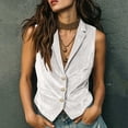 thumbnail image 6 of YanHoo Womens Velvet Vest Vintage Sleeveless V-Neck Button Down Waistcoat Casual Going Out Party Outfits, 6 of 6