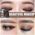 thumbnail image 2 of Eyebrow Print Suit Mold Thrush Waterproof Sweat-Proof Lazy Makeup Eyebrow Cake Hairline Powder -Golden Yellow, 2 of 3