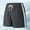 Gray, variant on Mens Shorts Clothing Under $10 Causal Fashion Solid Color Loose And Comfortable Motion Straight-leg Work Clothes Shorts