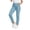 Light Blue, variant on Womens High Waisted Golf Pants Slim Fit Ankle Length Formal Trousers with Pockets for Outdoor Business Casual Wear to Work,Black,L