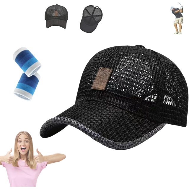 Optimumeny Gorra de béisbol informal de verano para exteriores, gorra de malla completa transpirable unisex, gorra de béisbol Optimumeny - Ajustable