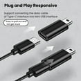 thumbnail image 5 of Type C Male To Mini Usb 2 0 Female Charge Data Sync Adapter Suitable for Data Transfer and Charging Small Devices, 5 of 6