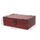 thumbnail image 4 of Caja de madera vintage para guardar joyas, recuerdos y baratijas, con cerradura, 4 of 7