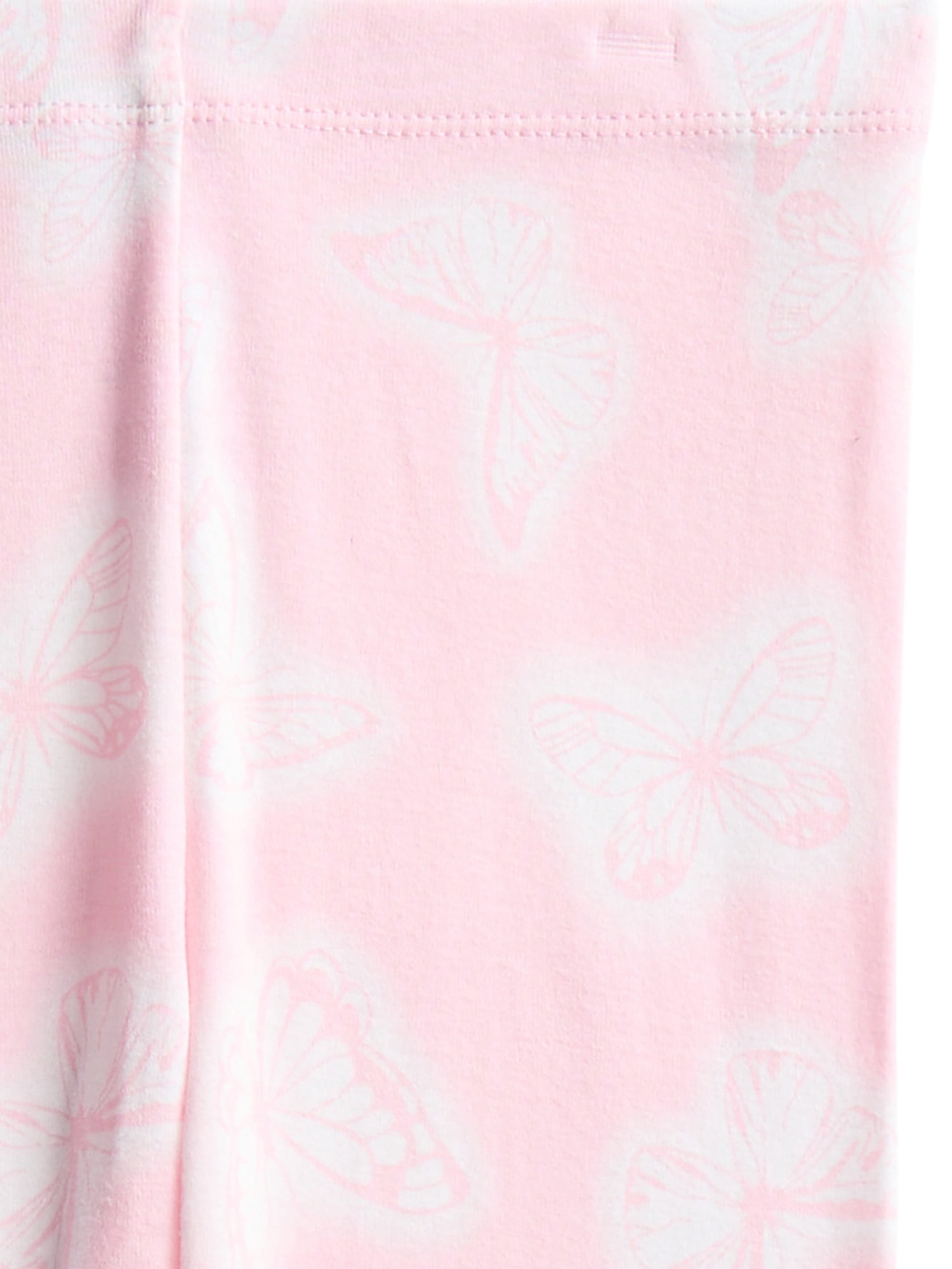 Wonder Nation Girls Short Sleeve Top, Pants and Shorts Pajama Sleep Set, 3-Piece, Sizes 4-10