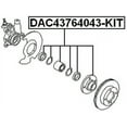 thumbnail image 2 of Febest FRONT WHEEL BEARING 43X76X40X43 # DAC43764043-KIT OEM 40210-05U00, 2 of 2
