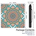 thumbnail image 2 of Mandala Mahjong Mat for Table, 31.5*31.5in Anti Slip American Mahjong Table Cloth, Noise Reduction, Neoprene Mah jongg Mat with Carrying Bag & 3 Dices, Mahjong Accessories Gift, Board Tile Games Mats, 2 of 7