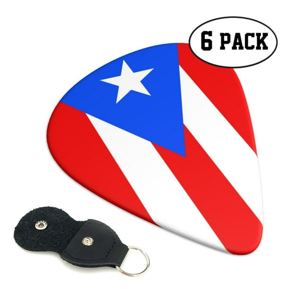 Pr Puerto Rico-Flag Guitar Picks for Guitar Bass Music Instruments Women Men Guitar Picks