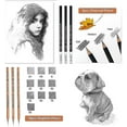 thumbnail image 3 of Drawing Pencils, Sketch Pencils Art Supplies Kit For Kids Adults, Professional Sketching Art Graphite Charcoal Pencils Set H, 3 of 5