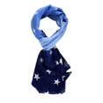 thumbnail image 1 of Peach Coture Light Weight Faded Color Print Vibrant Patriotic Scarf, 1 of 1