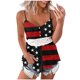 thumbnail image 1 of Mujeres verano Casual cuello en V correa de espagueti sin mangas Sling chaleco camisolas verano Racerback impreso Cami camisetas sin mangas Fridja  gh6634, 1 of 6