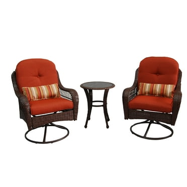 Better Homes & Gardens Providence 4 - Piece Patio Conversation Set, Red - Walmart.com