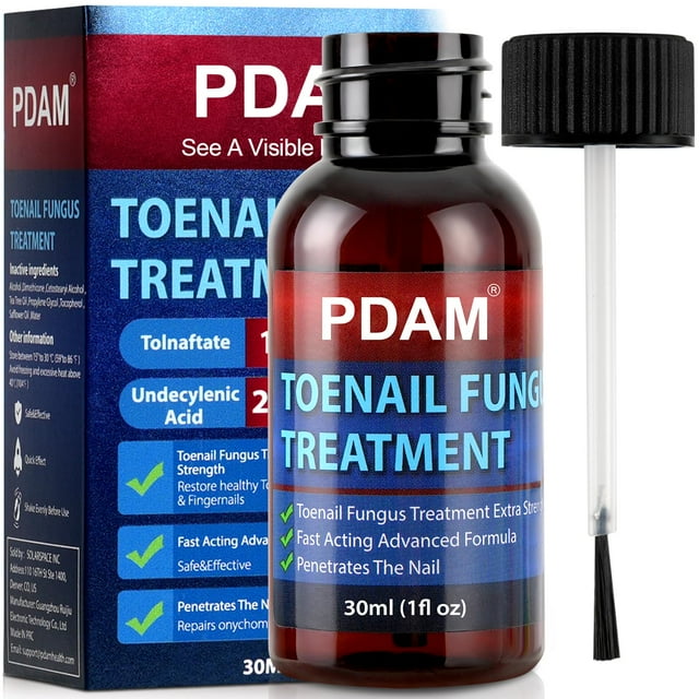 Tratamiento para hongos en las uñas de los pies (PDAM Extra Strength, 30 ml)