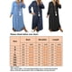thumbnail image 2 of Mujeres Otoño Maxi Camisas Vestido Botón Abajo Kaftan Vestido largo Vestido túnica de manga larga, 2 of 3