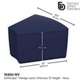 thumbnail image 2 of SoftScape Wedge Ottoman, Collaborative Flexible Seating for Kids, Teens, Adults Furniture for Classrooms, Libraries, Offices and Home, Junior 12" H - Navy, 2 of 4
