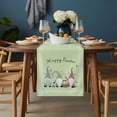 thumbnail image 2 of Happy Easter Table Runner - 72 Inch Long, Kitchen Dining Table Runner Dresser Scarves, Cute Gnomes Eggs Spring Daisy Flowers Green Farmhouse Decor for Coffee Tables Wedding Party Banquet, 2 of 8