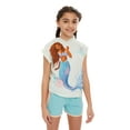 thumbnail image 5 of Little Mermaid Girls Cosplay Top and Short Set, 2-Piece, Sizes 4-12, 5 of 9