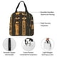 thumbnail image 4 of Easygdp Ancient Egyptian Hieroglyph Bolsa Térmica Premium - Tela Oxford Impermeable, Gran Capacidad, Bolsillo Frontal, Unisex para Trabajo, Escuela, Actividades al Aire Libre y Picnics, 4 of 8