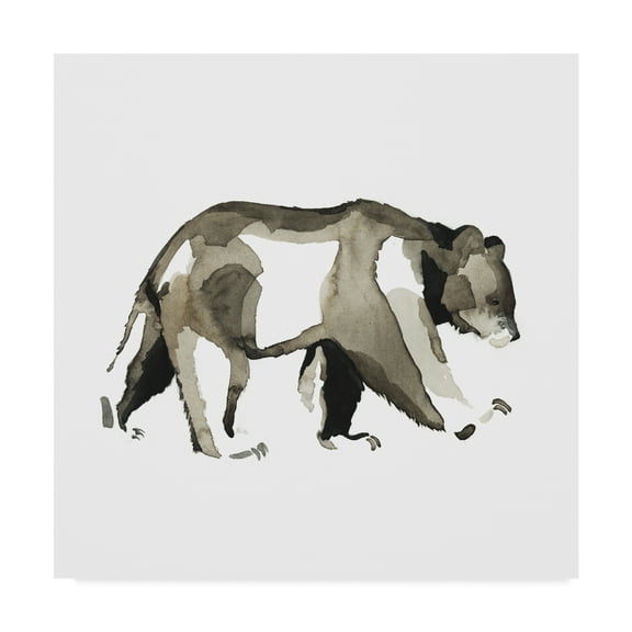 Trademark Fine Art 'Watercolor Woodland IV' Canvas Art by Grace Popp