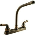 thumbnail image 1 of Dura Faucet DF-PK210C-ORB Hi-Rise RV Kitchen Sink Faucet with Classical Levers (Oil Rubbed Bronze), 1 of 2