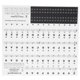 thumbnail image 1 of Etiqueta Engomada Del Piano Del Personal, Piano Electrónico, Teclado Extraíble, Etiquetas Adhesivas De PVC Para La Entonación Del Personal, 1 of 7