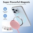 thumbnail image 5 of 25W MagSafe Wireless Charger 2 Pack, Magnetic Fast Charging Pad for iPhone 17 16 15 14 13 12 Pro Max AirPods, iPhone charger, Pink, 5 of 8